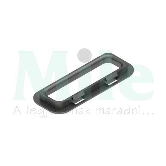 Kábelvédő gyűrű kábeltálcához-hoz 58mm x 24mm x 72mm műanyag fekete KSR 30 A Niedax